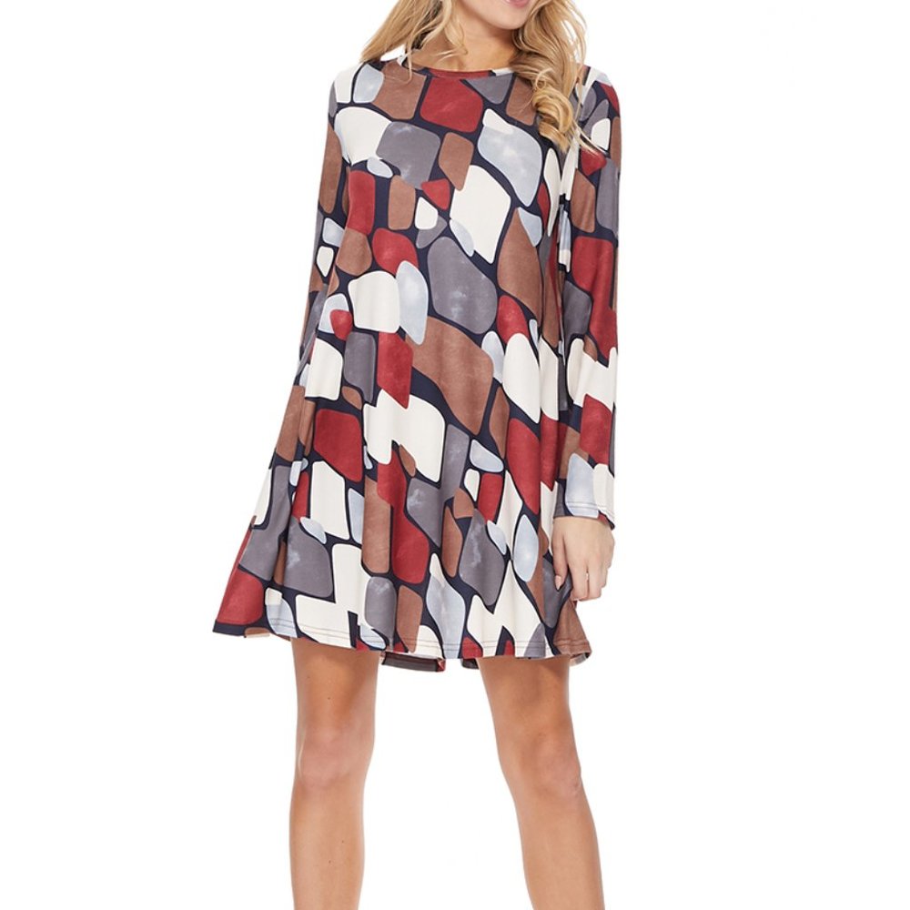 Long Sleeve Knit Dress